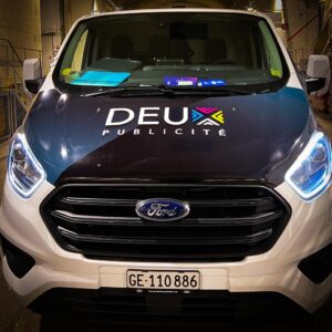 véhicule deux publicité